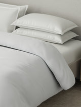 100% Cotton Double Comforter, 600 TC Solid Dyed Gypsum (Grey), For Mild Winter, All Season - Luxe Loom