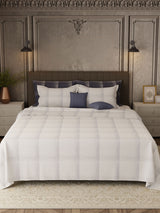 100% Cotton 800 TC, Printed King Bedsheet Set, Platinum Pulse