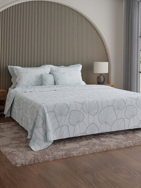 100% Cotton 600 TC, Printed King Bedsheet Set, Luxe Loom Weavers Gallore