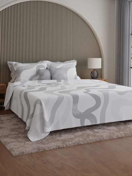 100% Cotton 600 TC, Printed King Bedsheet Set, Luxe Loom Weavers Gallore