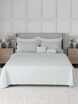 100% Cotton King Bedsheet Set, 600 TC Printed, Luxe Loom