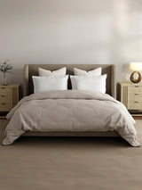 Double Size TENCEL™ Comforter for Mild Winter, Grey Solid (2.74 m L x 2.24 m W),  For Mild Winter & All Season Zen Living Collection