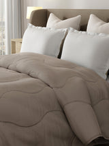 Double Size TENCEL™ Comforter for Mild Winter, Grey Solid (2.74 m L x 2.24 m W),  For Mild Winter & All Season Zen Living Collection