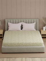 100% Cotton 200 TC, Printed Double Bedsheet Set, Valatia