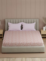 100% Cotton 200 TC, Printed Double Bedsheet Set, Valatia