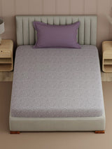 100% Cotton, 200 TC Printed Single Bedsheet Set, Valatia