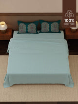 100% Cotton 200 TC, Ethnic Printed King Bedsheet Set, Heritage Walk