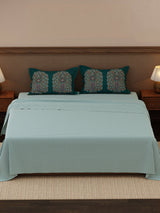 100% Cotton 200 TC, Ethnic Printed King Bedsheet Set, Heritage Walk