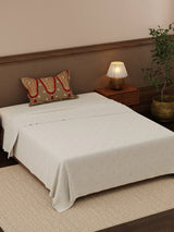 Heritage Walk 100% Cotton 200 TC Single Bedsheet with 1 Pillow Cover | Ethnic Print Bedsheet Set