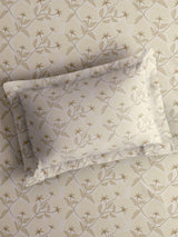 Nature Bouquet 100% Cotton 300 TC King Bedsheet with 2 Pillow Covers | Floral Fragrance Bedsheet Set