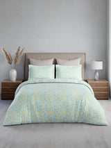 Nature Bouquet 100% Cotton 300 TC King Bedsheet with 2 Pillow Covers | Floral Fragrance Bedsheet Set