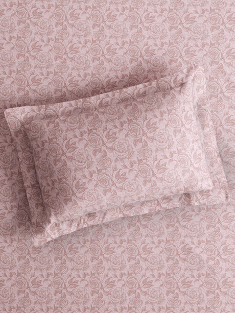 Nature Bouquet 100% Cotton 300 TC King Bedsheet with 2 Pillow Covers | Floral Fragrance Bedsheet Set