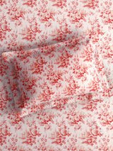Nature Bouquet 100% Cotton 300 TC King Bedsheet with 2 Pillow Covers | Floral Fragrance Bedsheet Set
