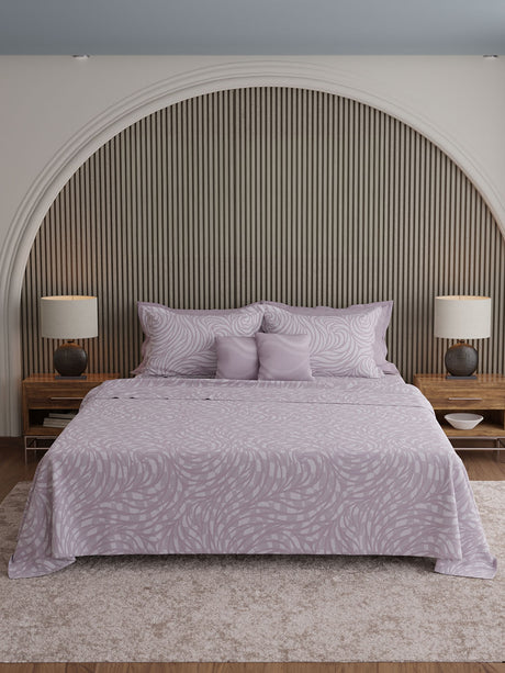 100% Cotton 600 TC, Printed King Bedsheet Set, Luxe Loom Weavers Gallore