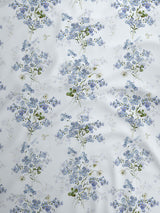 100% Cotton King Bedsheet Set, 300 TC Printed, Gardenia Augusta
