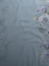 100% Cotton Super King Bedsheet Set, 300 TC Floral, Gardenia Augusta