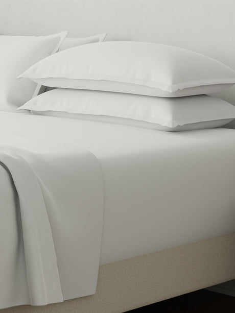 Bamboo Cotton, King Bedsheet Set, 180 TC Solid, Natures