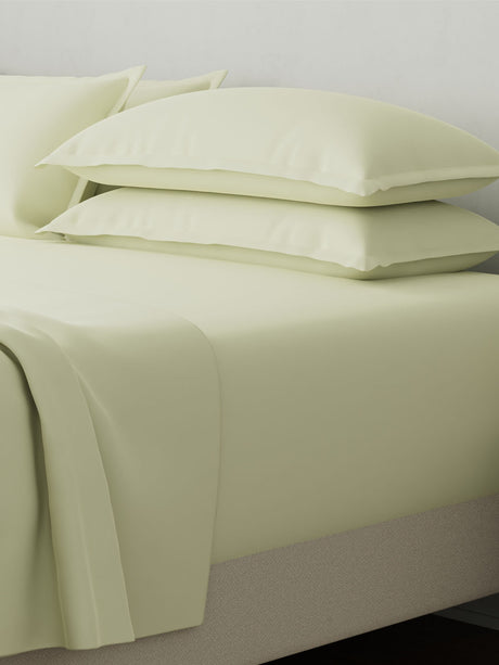Bamboo Cotton, King Bedsheet Set, 180 TC Solid, Natures