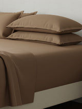 Bamboo Cotton, King Bedsheet Set, 180 TC Solid, Natures