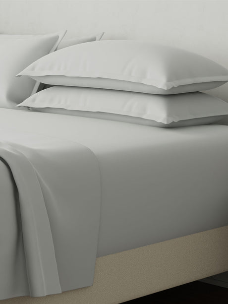 Bamboo Cotton, King Bedsheet Set, 180 TC Solid, Natures
