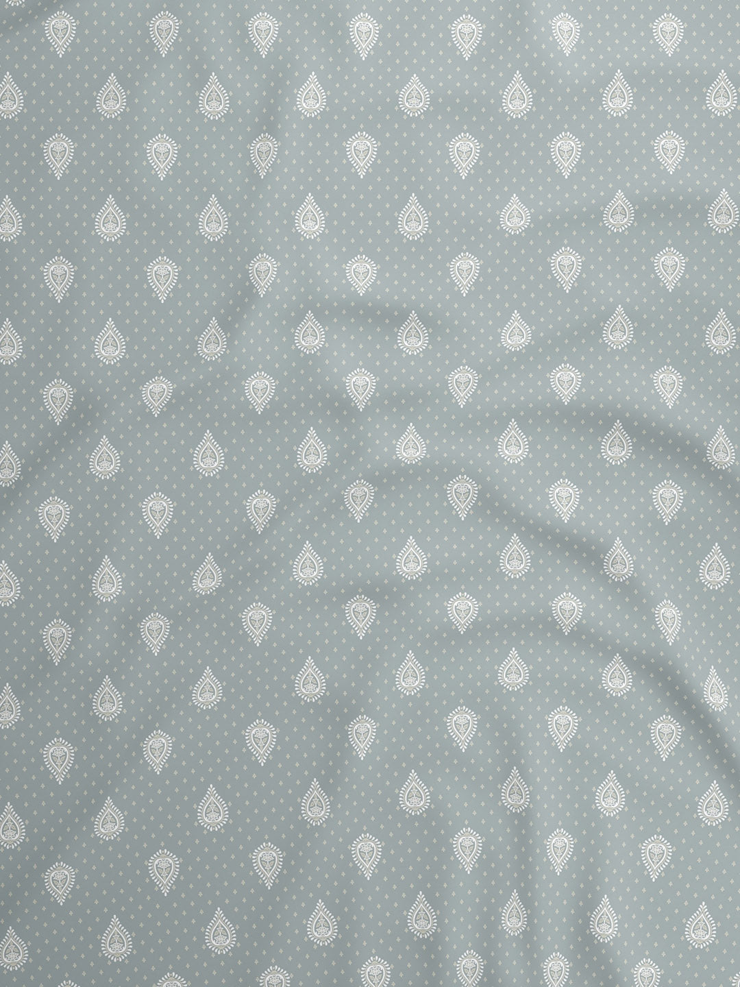 100% Kasturi Cotton King Bedsheet Set, 200 TC Printed, Indo Musk