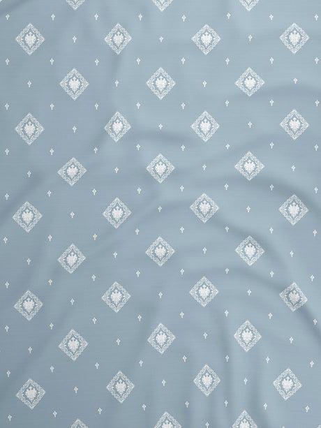 100% Kasturi Cotton King Bedsheet Set, 200 TC Printed, Indo Musk