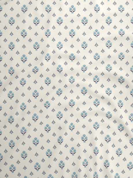 100% Kasturi Cotton King Bedsheet Set, 200 TC Printed, Indo Musk