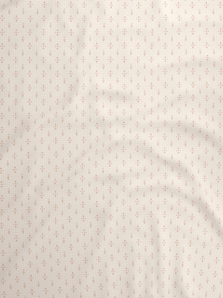 100% Kasturi Cotton, King Size, 200 TC Printed Fitted Sheet Set, Indo Musk
