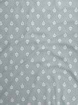 100% Kasturi Cotton, King Size, 200 TC Printed Fitted Sheet Set, Indo Musk