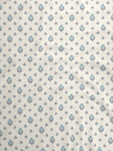 100% Kasturi Cotton, King Size, 200 TC Printed Fitted Sheet Set, Indo Musk