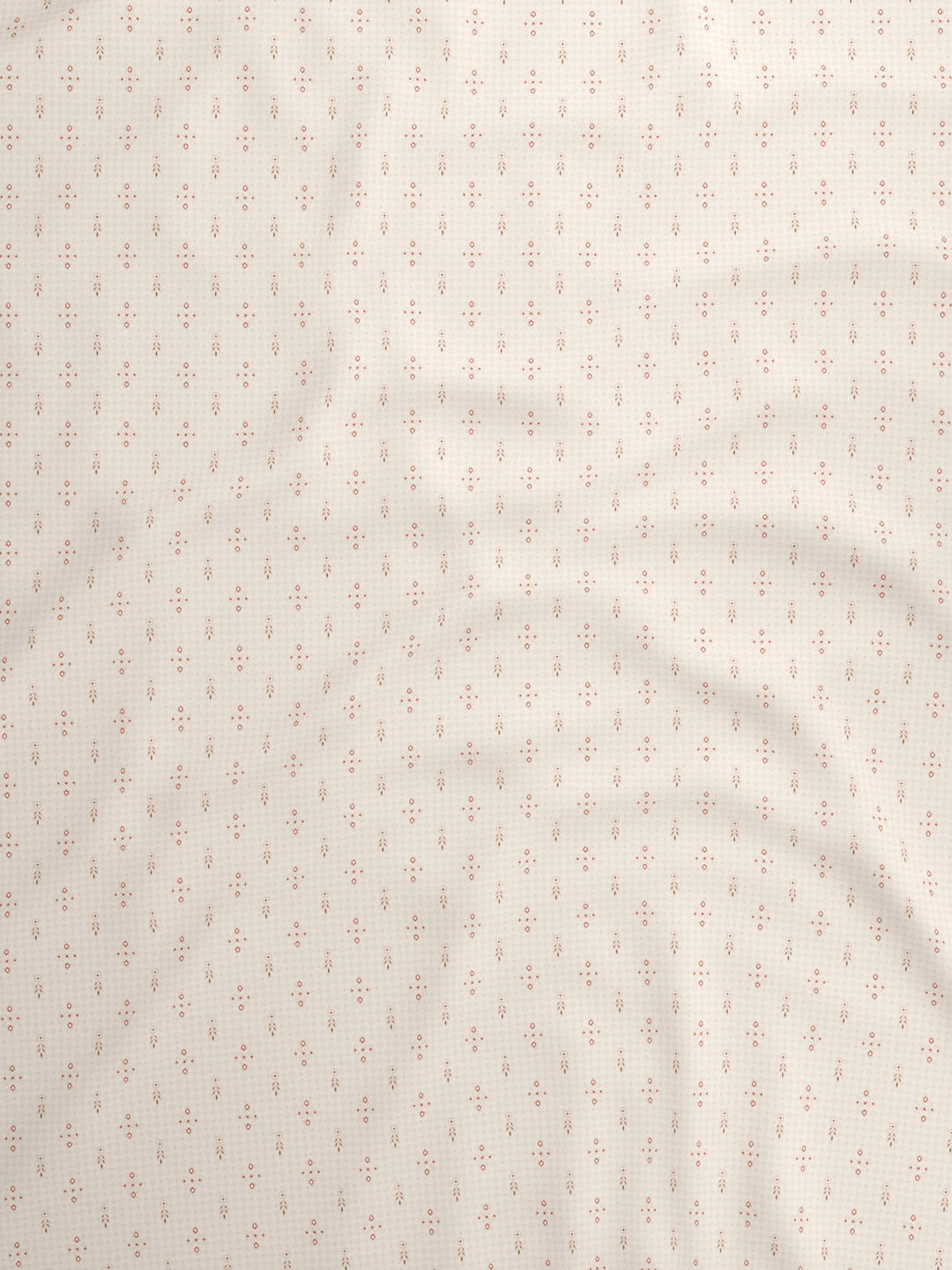 100% Kasturi Cotton 200 TC, Printed Single Bedsheet Set, Indo Musk