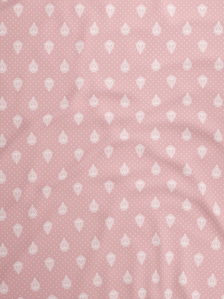 100% Kasturi Cotton 200 TC, Printed Single Bedsheet Set, Indo Musk