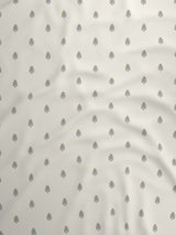 100% Kasturi Cotton 200 TC, Printed Single Bedsheet Set, Indo Musk