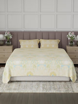 100% Cotton King Bedsheet Set, 200 TC Floral, Valatia