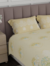 100% Cotton King Bedsheet Set, 200 TC Floral, Valatia