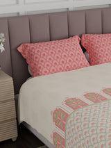 100% Cotton King Bedsheet Set, 200 TC Floral, Valatia