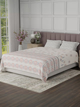 100% Cotton King Bedsheet Set, 200 TC Floral, Valatia