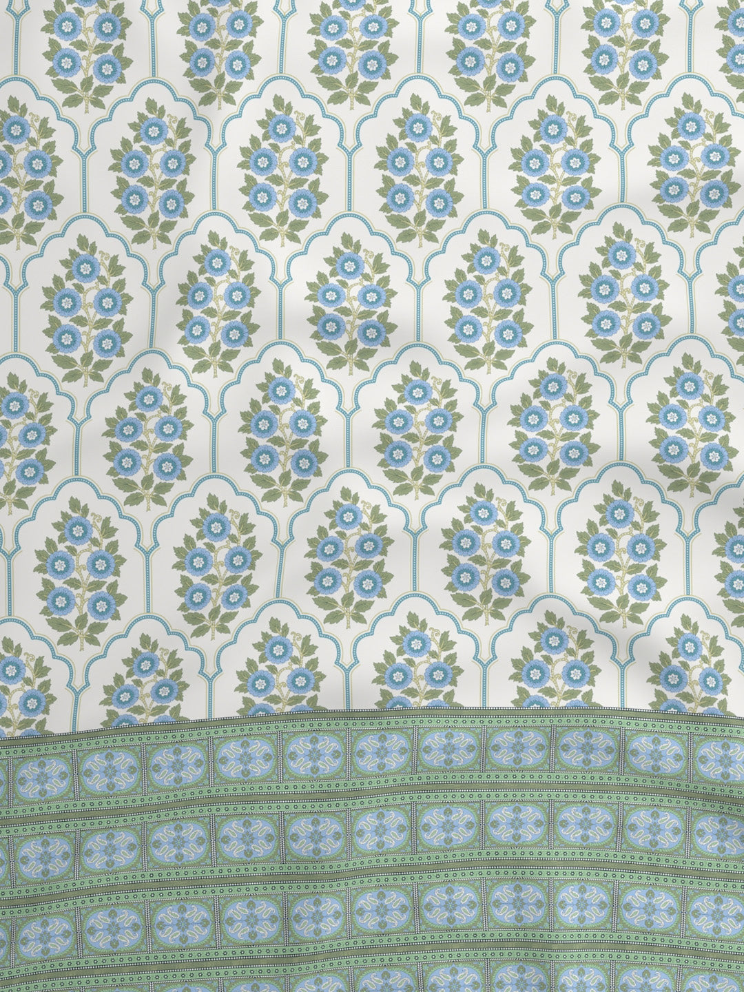 100% Cotton King Bedsheet Set, 200 TC Floral, Valatia