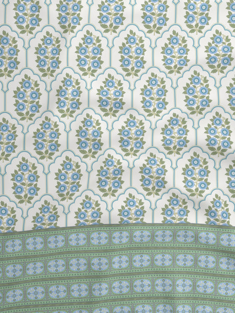 100% Cotton King Bedsheet Set, 200 TC Floral, Valatia