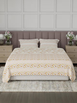 100% Cotton King Bedsheet Set, 200 TC Floral, Valatia