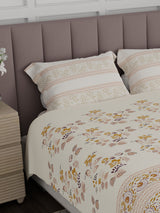 100% Cotton King Bedsheet Set, 200 TC Floral, Valatia