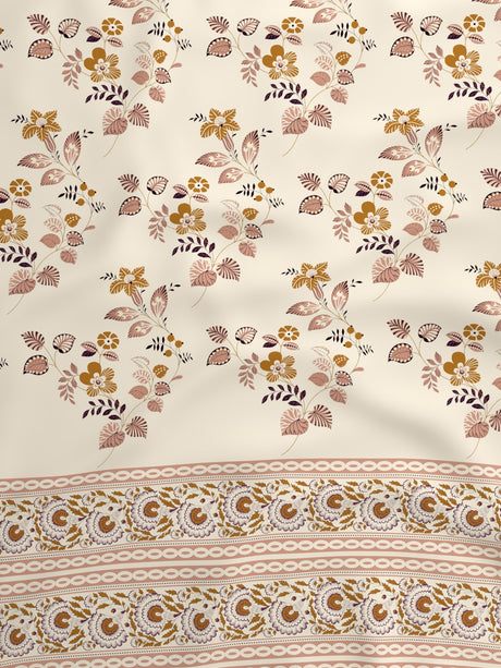 100% Cotton King Bedsheet Set, 200 TC Floral, Valatia