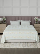 100% Cotton King Bedsheet Set, 200 TC Floral, Valatia