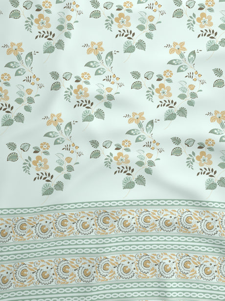 100% Cotton King Bedsheet Set, 200 TC Floral, Valatia