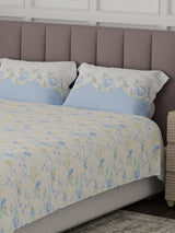 100% Cotton King Bedsheet Set, 200 TC Floral, Valatia