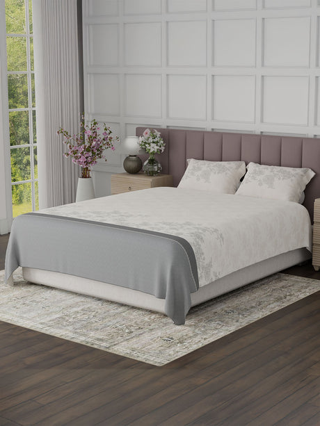 100% Cotton King Bedsheet Set, 200 TC Floral, Valatia