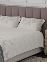 100% Cotton King Bedsheet Set, 200 TC Floral, Valatia