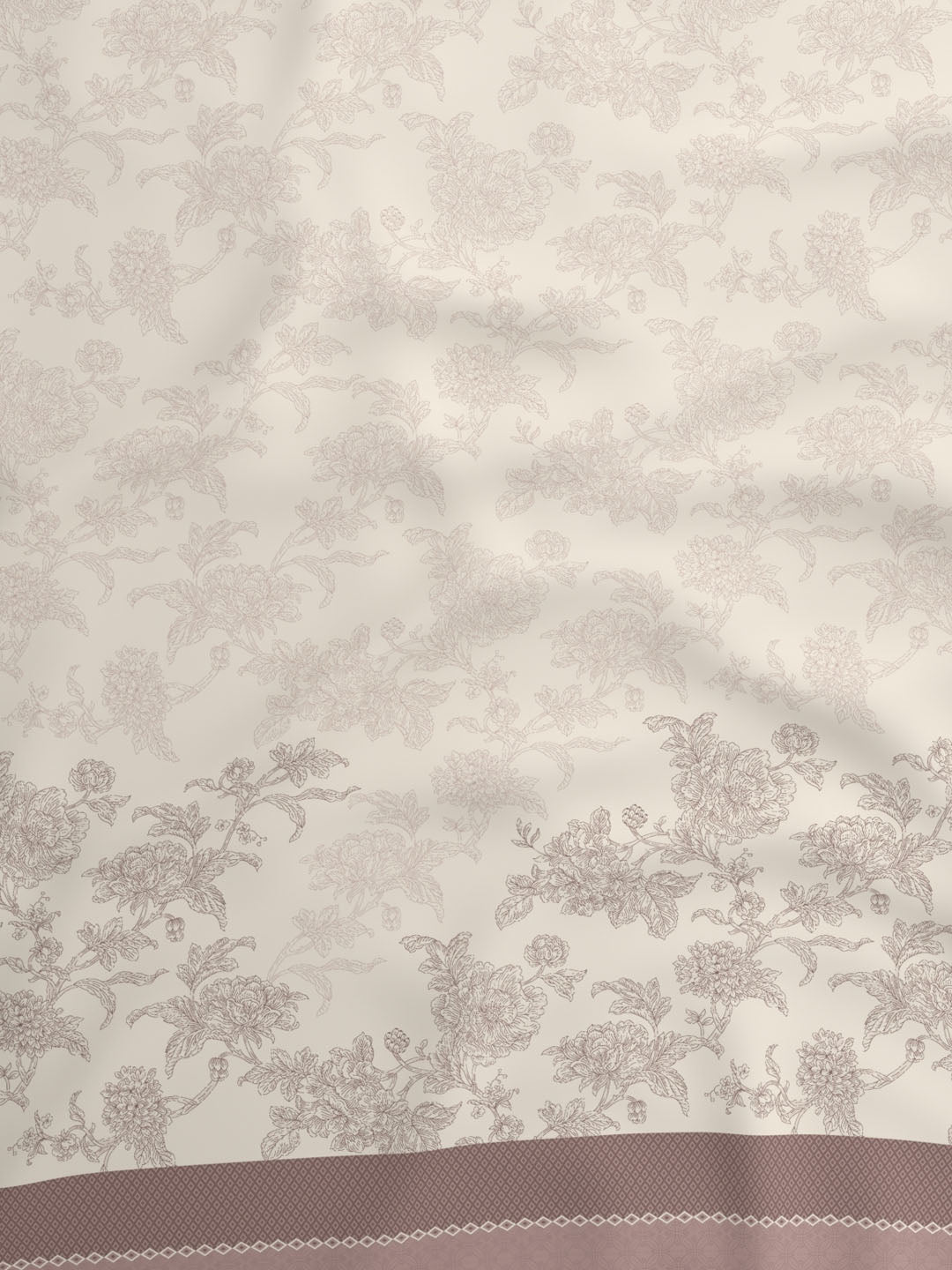 100% Cotton King Bedsheet Set, 200 TC Floral, Valatia