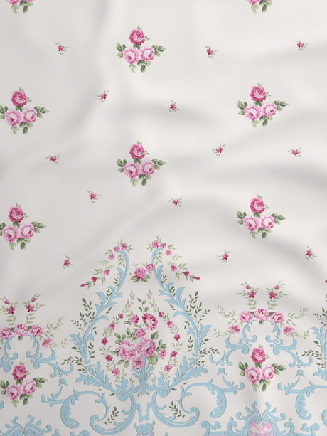 100% Cotton King Bedsheet Set, 200 TC Floral, Valatia