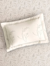 Monarch Grand 100% Cotton King Bedsheet with 2 Pillow Covers | Cream Floral Bedsheet Set